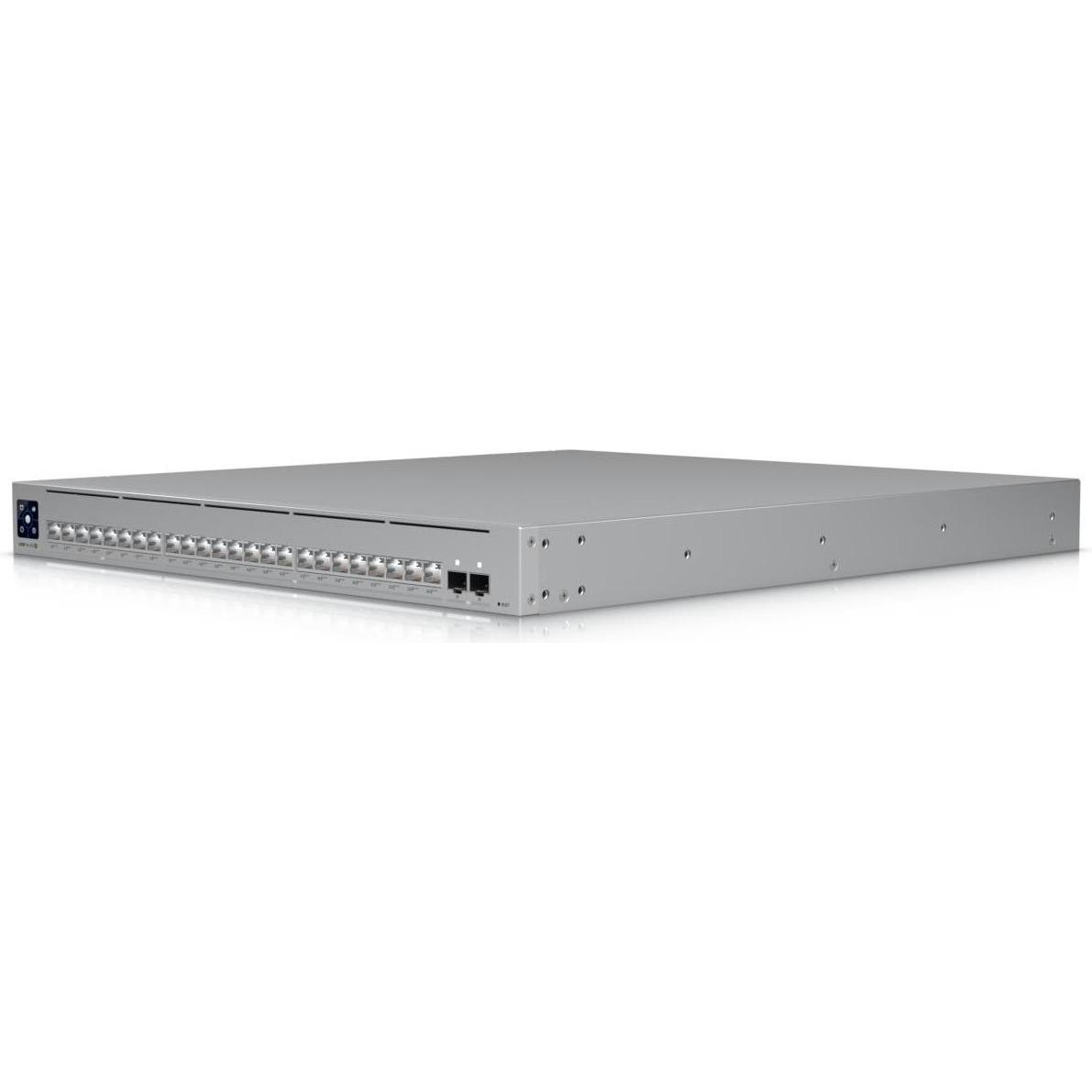 Ubiquiti Switch full managed 26 Port USW-Pro-XG-24-PoE (26 Ports), Netzwerk Switch, Schwarz