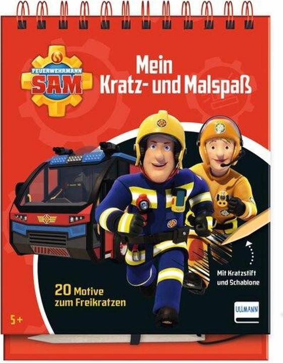 Produktbild Mein Kratz- und Malspass – Feuerwehrmann Sam