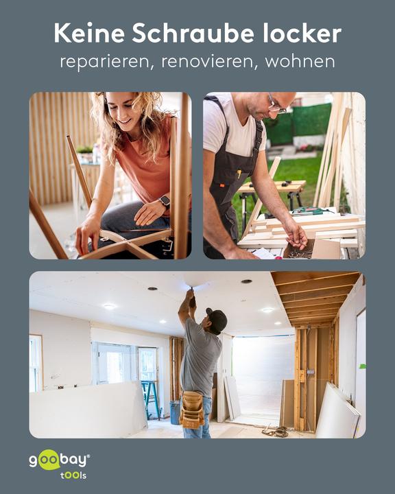 Produktbild Goobay Mini-Akkuschrauber-Set 31-tlg.