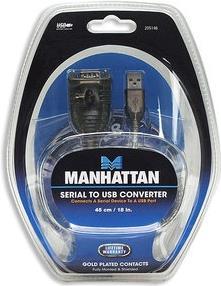 Actual product image Manhattan USB to Serial Converter (0.45 m)