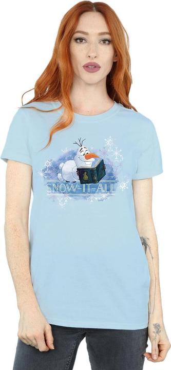 Immagine prodotto Disney Frozen 2 Olaf Snow It All Maglietta Ampia Donna (S)