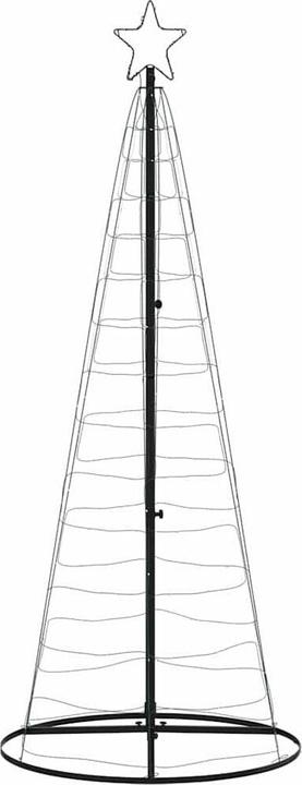 Image du produit vidaXL Sapin de Noël en forme de cône 200 LED 182 cm