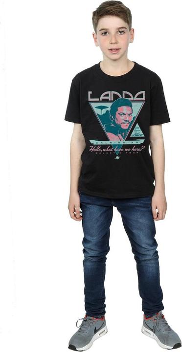 Actual product image Star Wars Boys Lando Calrissian Rock Poster T-Shirt (140, 146)