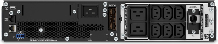 Image du produit APC Smart-UPS RT 3000VA RM 2U Hardwire In- / Output IEC USB 4min Runtime (3000 VA, 2700 W, Double convertisseur en ligne Onduleur)