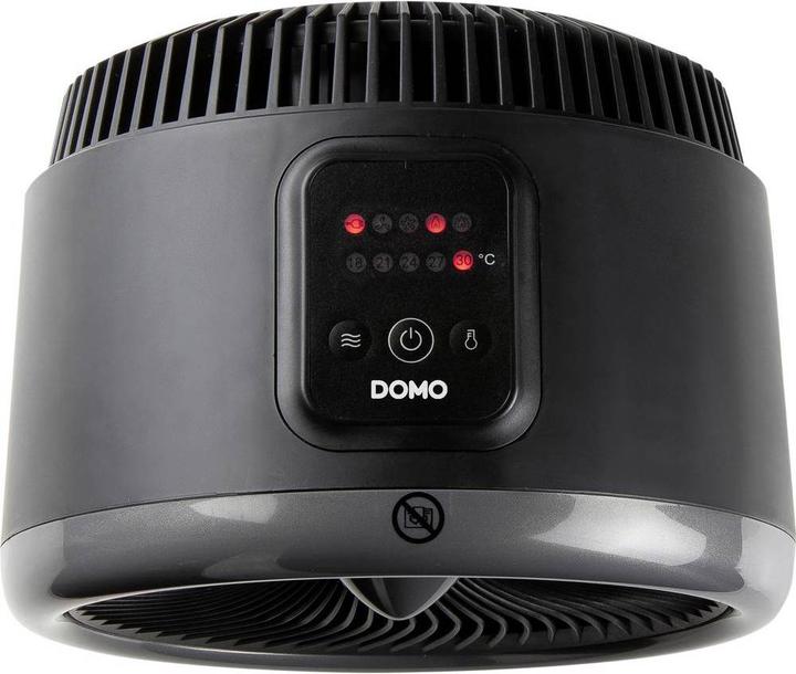 Productafbeelding Domo Ventilator en verwarming 2in1 zwart Zwart (2000 W)