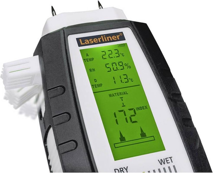 Image du produit Laserliner MultiWet-Master Compact Plus Appareil de mesure de l'humidité des matériaux Mesure de la température