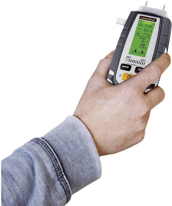 Image du produit Laserliner MultiWet-Master Compact Plus Appareil de mesure de l'humidité des matériaux Mesure de la température