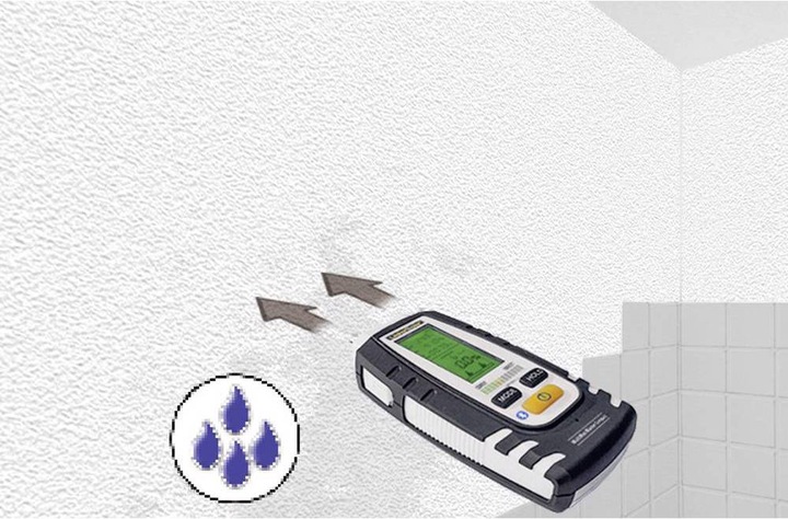 Image du produit Laserliner MultiWet-Master Compact Plus Appareil de mesure de l'humidité des matériaux Mesure de la température