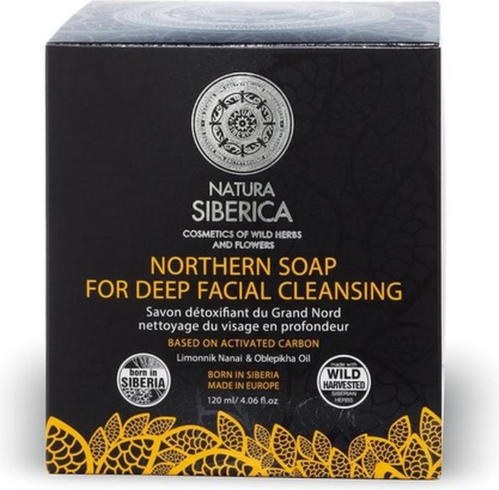 Actual product image Natura Siberica Northern Soap For Deep Facial Cleansing (Facial cleansing wipes, 120 ml)