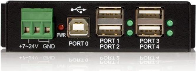 Actual product image StarTech .com Industrial 4 Port USB2.0 Hub (USB-B, 4 Ports)