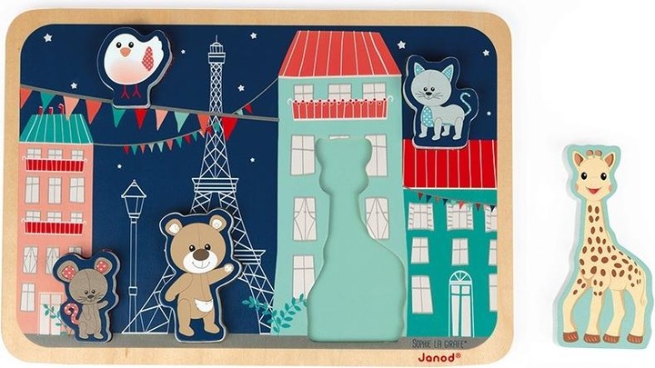 Produktbild Janod Sophie la Giraffe Puzzle Chunky (5 Teile)