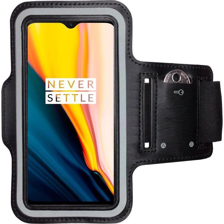 CoverKingz Sportarmband für OnePlus 7, Smartphone Sportarmband, Schwarz