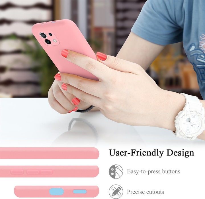 Actual product image Cadorabo TPU Liquid Silicone Case Cover (Xiaomi Mi 11 5G)
