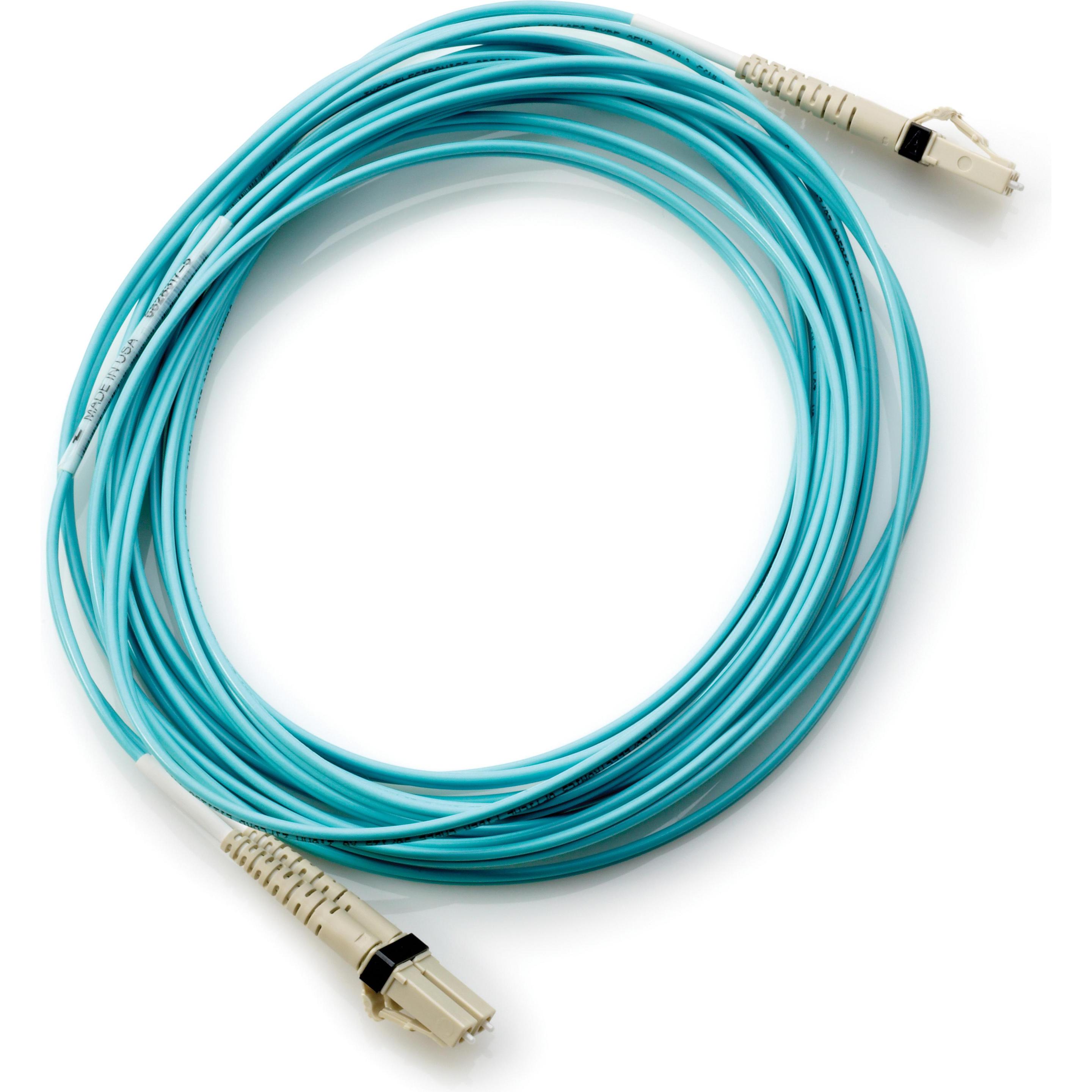 HPE ProCurve, 2m Multi-mode OM3 50/125um LC/LC (CAT3, 2 m), Netzwerkkabel