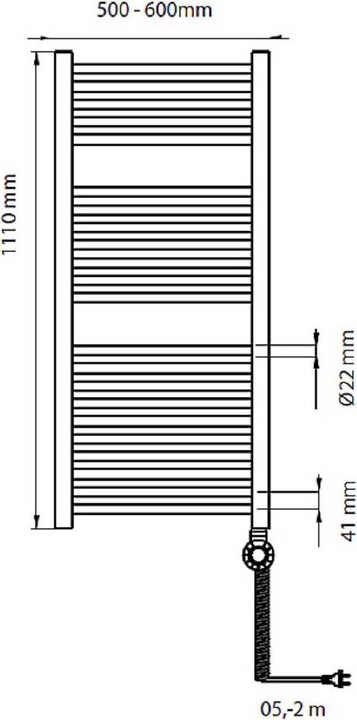 Produktbild Bosch Home Comfort Badheizkörper (500 W)