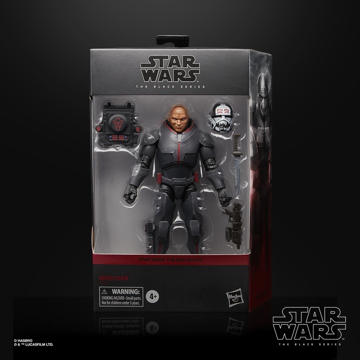 Produktbild Hasbro The Black Series Wrecker 15 cm grosse Star Wars: The Bad Batch Deluxe Figur zum Sammeln für