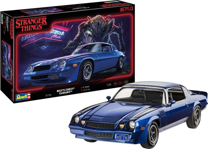 Actual product image Revell Model Set Stranger Things Chevy Camaro Z/28