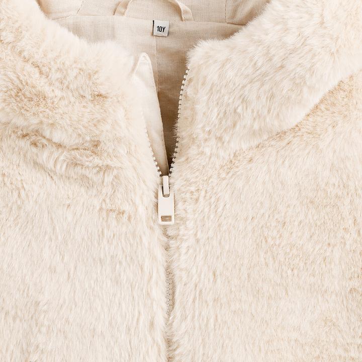 Produktbild La Redoute Collections Teddyfleece-Jacke mit Kapuze (M)