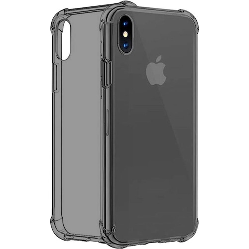 cyoo Four Coners Silikon Cover Handyhülle - Apple iPhone XS Max - Transparent (iPhone XS Max), Smartphone Hülle, Transpa...