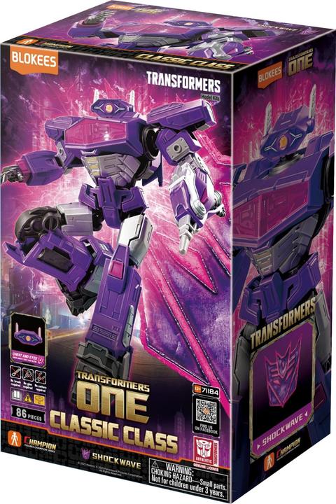 Actual product image Dickie Blokees Figure Transformers Shockwave