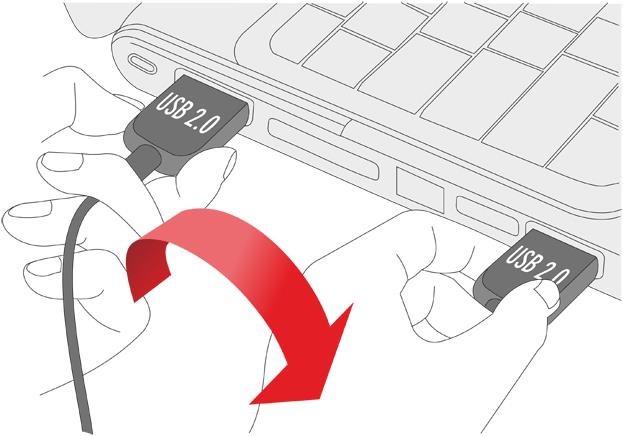 Produktbild Delock EASY-USB 2.0-Kabel (1 m, USB 2.0)