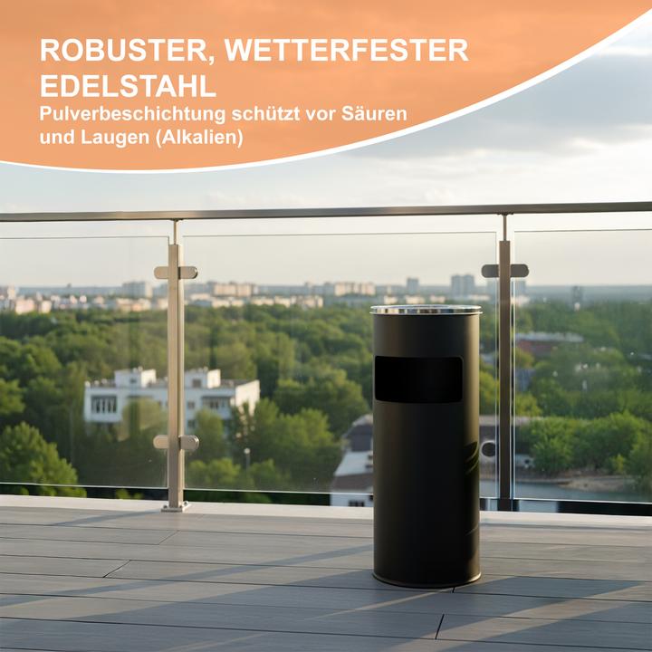 Actual product image Relaxdays Outdoor ashtray