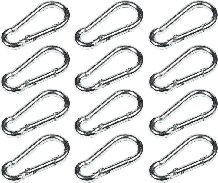 Immagine prodotto Benson Set moschettoni 12 pezzi 5 x 50 mm