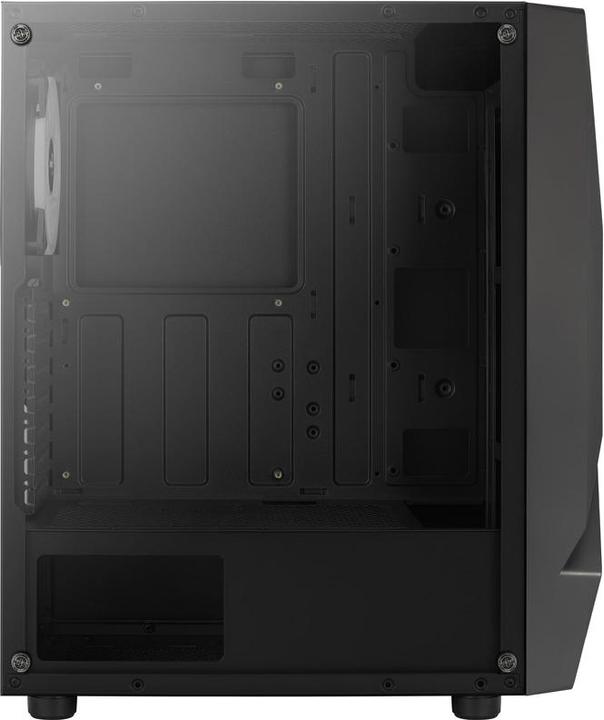 Actual product image AeroCool Scape-G-BK-v2 Midi Tower, Tempered Glass, FRGB (ATX, mATX, Mini-ITX)
