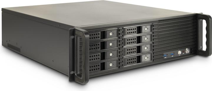 Intertech Inter-Tech 48.3cm IPC 3U-3508 3HE STORAGE o.PSU