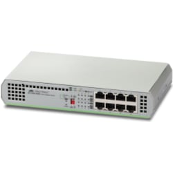 Allied Telesis CentreCOM AT-GS910/8E (8 Ports), Netzwerk Switch, Grau