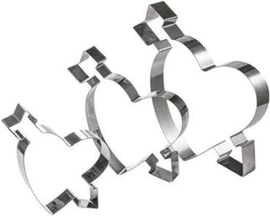 Produktbild Martellato Tortenring Herz mit Pfeil, 28 x 24.9 x 5 cm