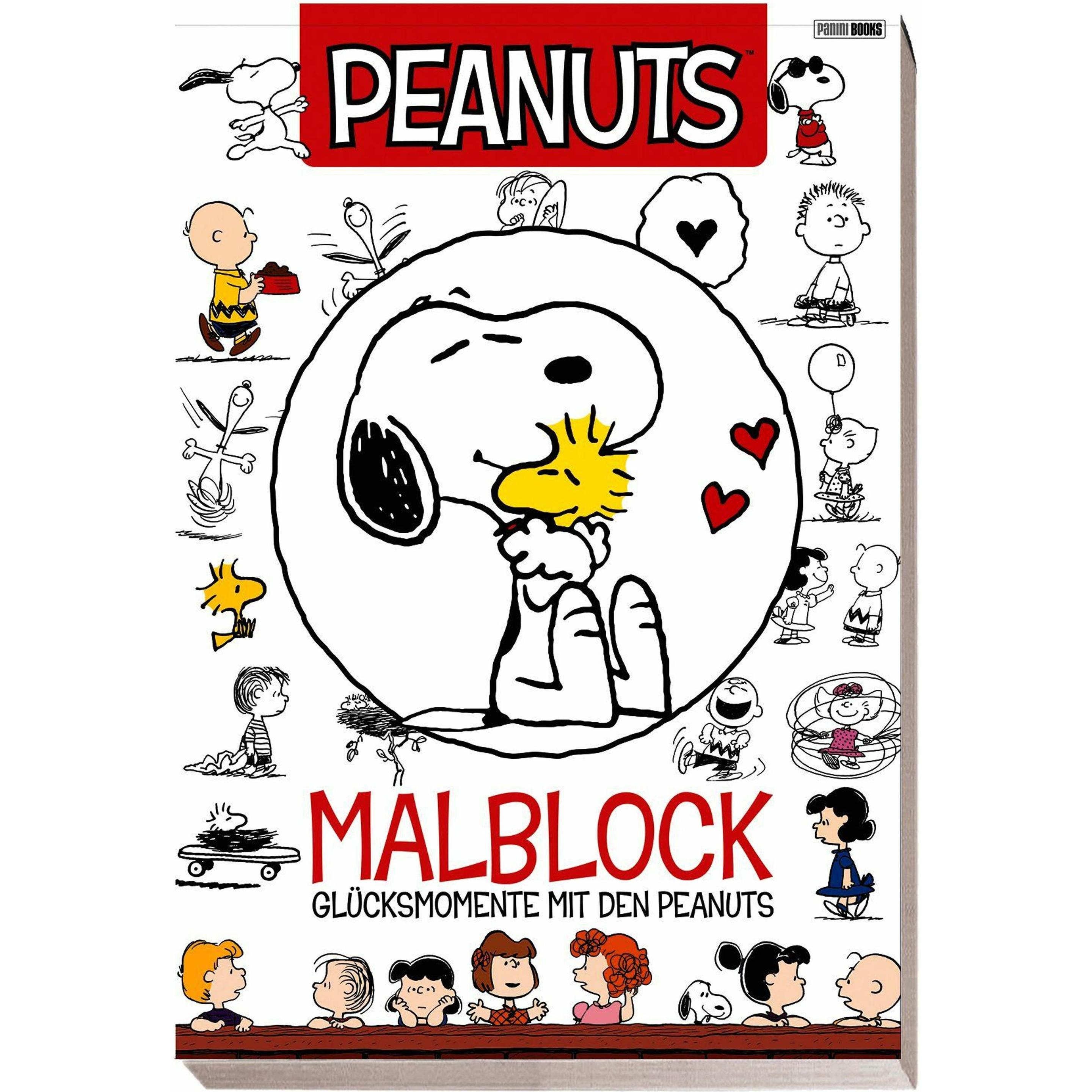 Panini Peanuts: Malblock - Glücksmomente mit den Peanuts