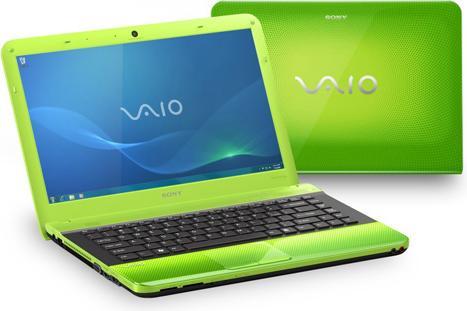 Produktbild Sony VAIO VPC-EA4S1E/G, i3 380M, 14" HD, ATI, Grün (14", 4 GB, CH)