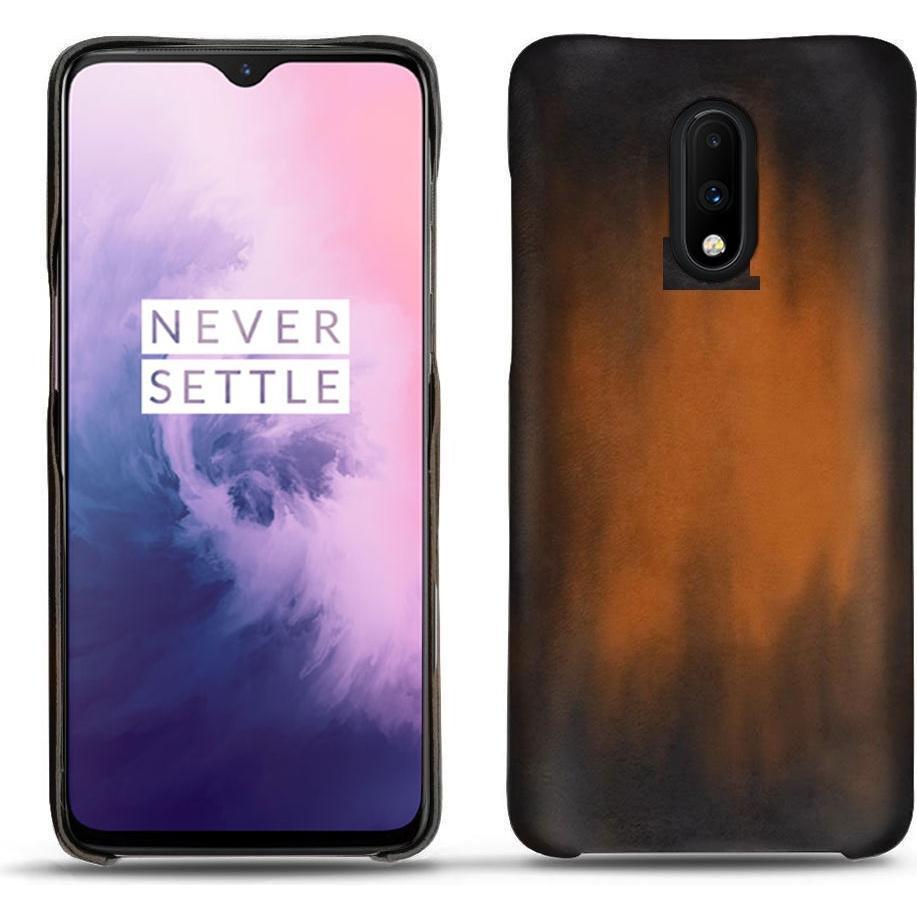 Thumbnail - Noreve Lederschutzhülle (OnePlus 7), Smartphone Hülle, Braun