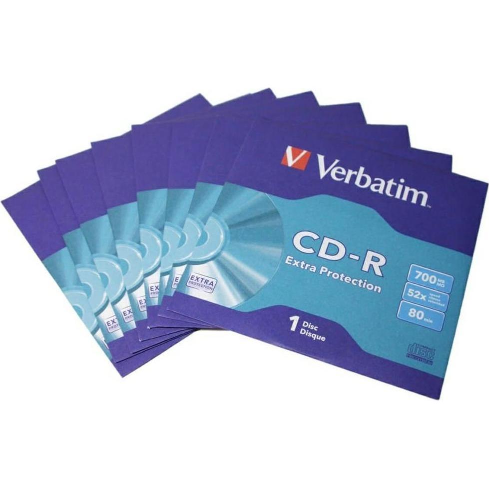Verbatim CD-R Extra Protection 700MB 52X 43843, Disco ottico
