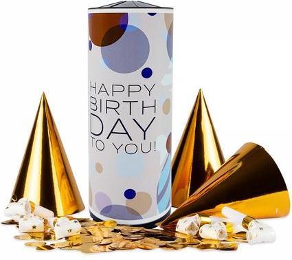Image du produit Geschenkidee Bombe de table Happy Birthday Dots