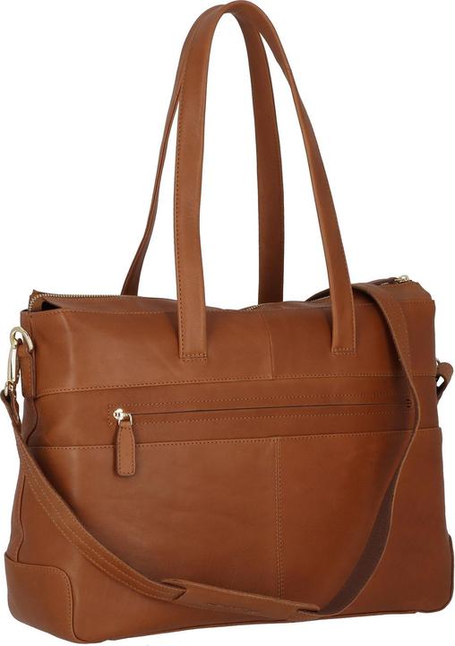 Actual product image Plevier Edge briefcase RFID protection leather 40 cm laptop compartment (15.75")
