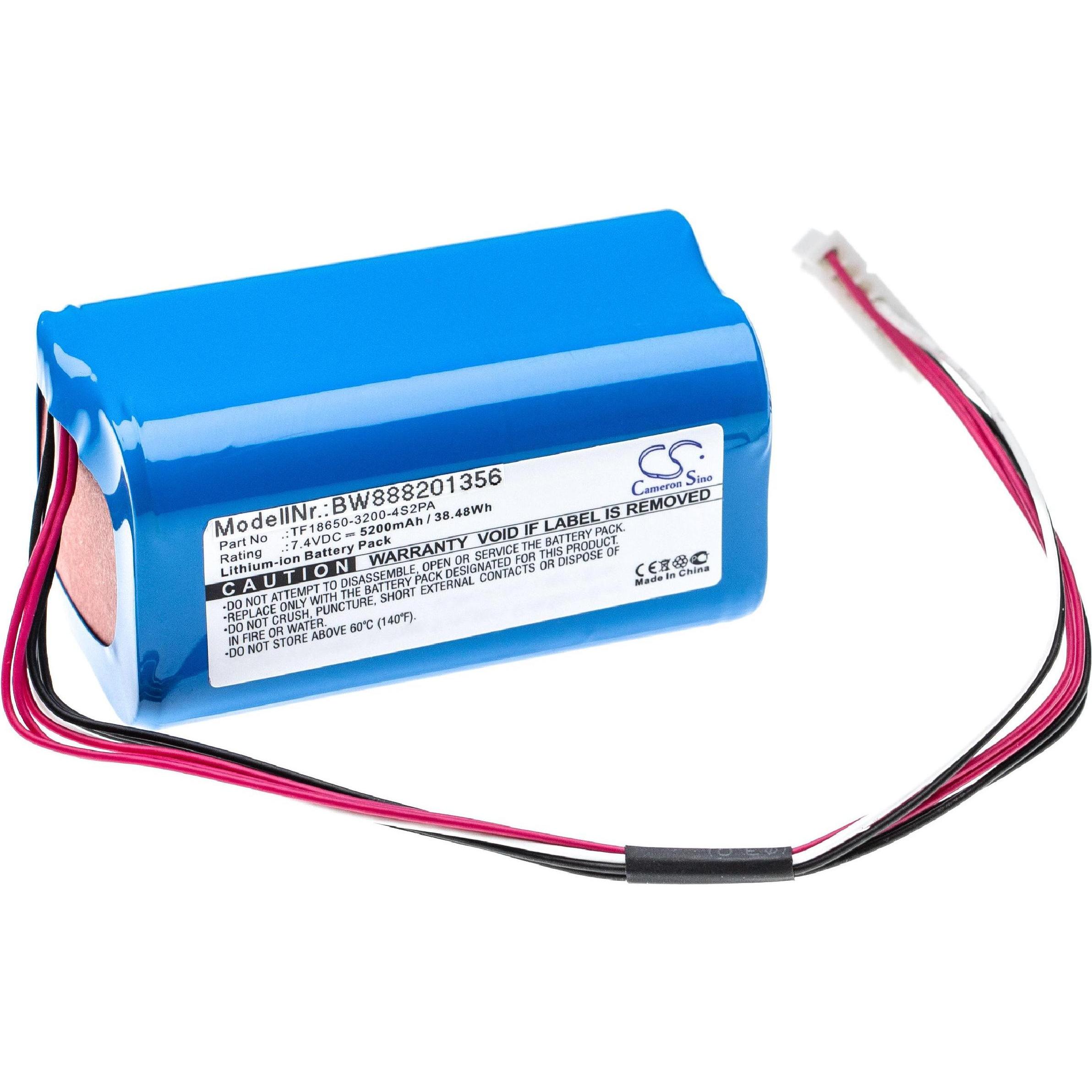 XCell Akku für Marshall Kilburn II u.a. wie TF18650-3200-4S2PA u.a. 5200mAh für Lautsprecher Boxen Speaker, Audio Zubehö...