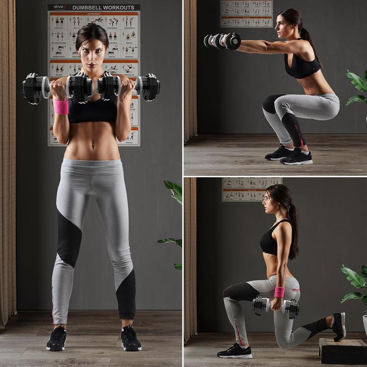 Produktbild Ativafit Verstellbare Kurzhantel mit Anti-Rutsch-Griff