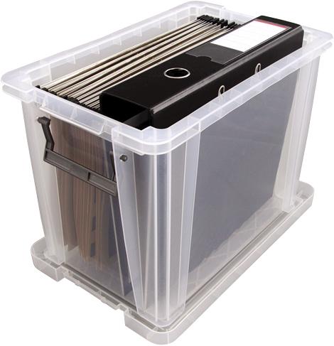 Immagine prodotto Fellowes Contenitore ProStore Bonus Set 5, set di 4 contenitori trasparenti, in PP antiurto e riciclabile (32 cm, 18.50 l, 4x)