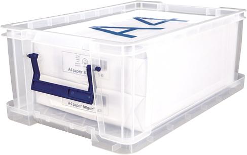 Immagine prodotto Fellowes Contenitore ProStore Bonus Set 5, set di 4 contenitori trasparenti, in PP antiurto e riciclabile (32 cm, 18.50 l, 4x)