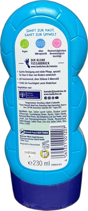 Produktbild Bübchen Shampoo&Duschgel 230ml Sportsfreund