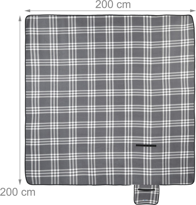 Actual product image Relaxdays Picnic blanket