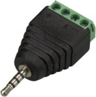 Auction FICHE STÉRÉO 2.5 mm VERS CONNEXION À VIS 4 BROCHES (5 pcs)