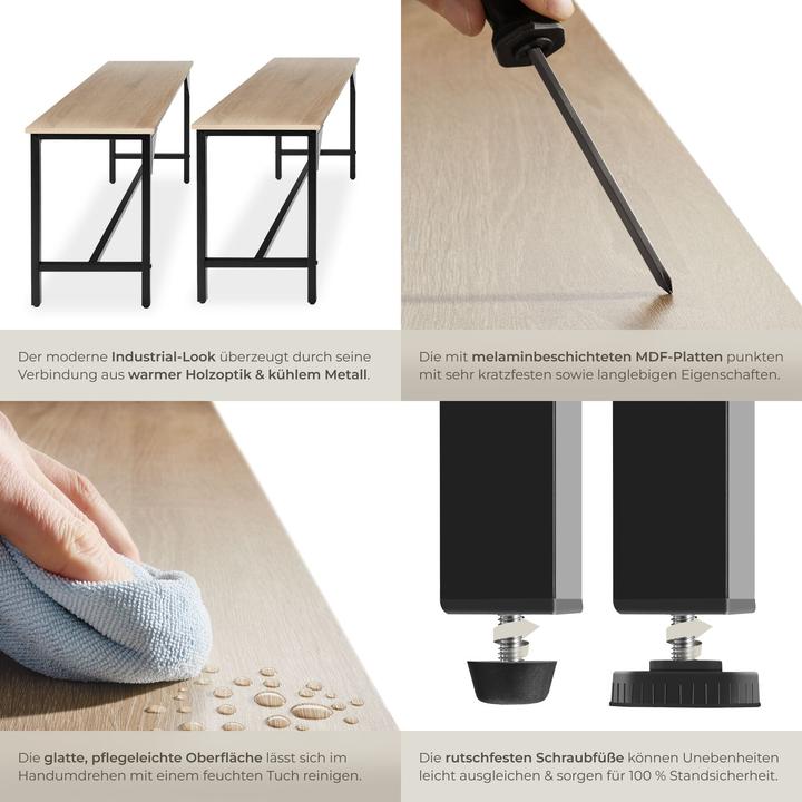 Produktbild tectake Sitzgruppe Bolton (MDF)