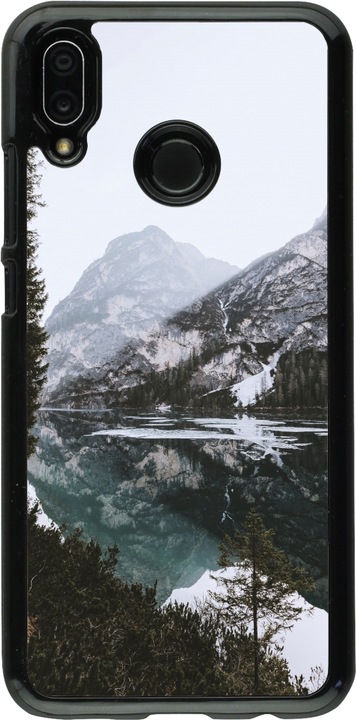 Actual product image PhoneLook Cover Winter 22 snowy mountain and lake (Huawei P20 Lite)