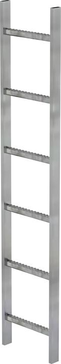 Productafbeelding Munk Thermisch verzinkte stalen schachtladder van 300 mm vrije breedte 6 sporten (168 cm)
