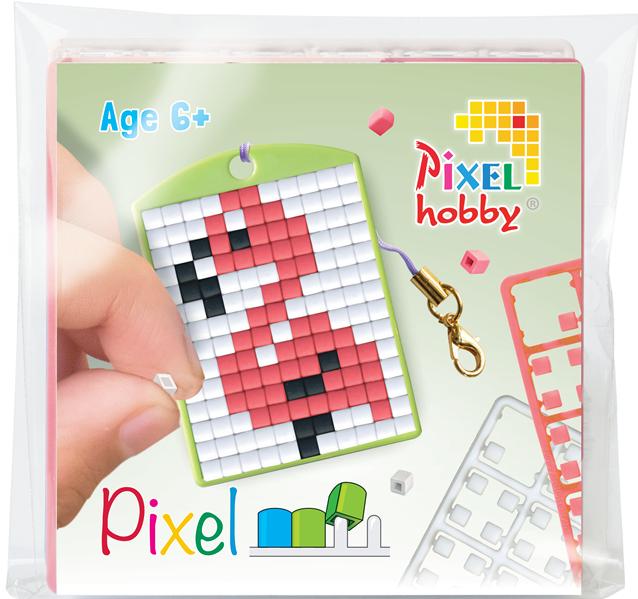 Produktbild Pixelhobby Pixel Medaillon-Set Flamingo