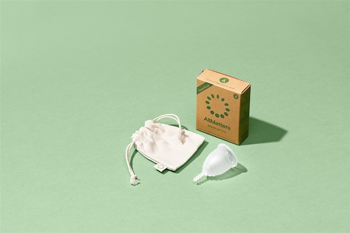 Immagine prodotto AllMatters OrganiCup Coppetta mestruale, taglia A (Normale)