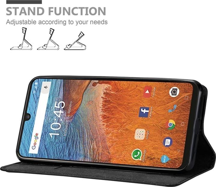 Actual product image Cadorabo Book Invisible Magnet Cover (ZTE Blade V10)